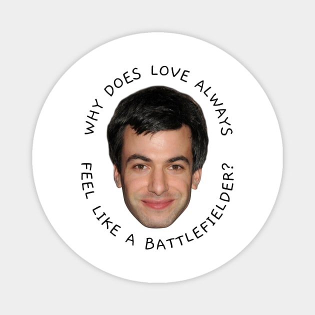 Funny Nathan Fielder Nathan for you Magnet by The Prediksi 